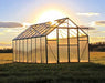 Grandio Ascent 8x16 greenhouse featuring a durable structure and modern design, ready to accommodate a variety of plants and gardening styles.