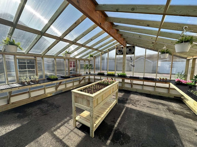 Double Wide Greenhouse by Stoltzfus Structures