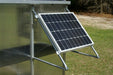 Mont solar panel for greenhouse