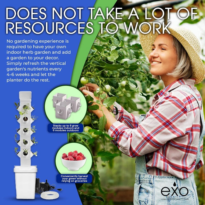 EXOtower Plant Hydroponic Kits/Tower Garden