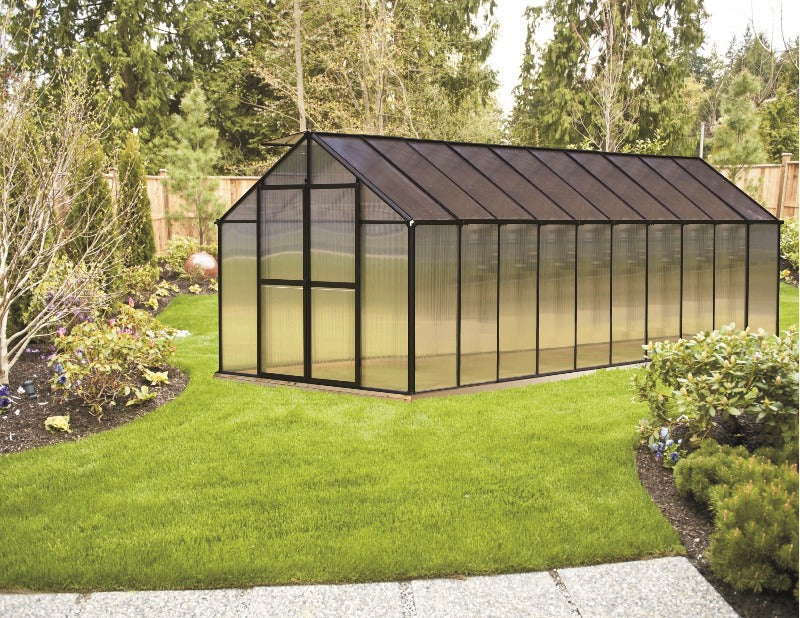 Mont greenhouse with black finish 